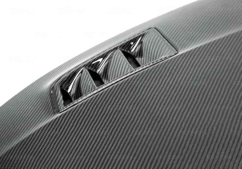 Seibon — Seibon 06-07 Honda Civic 4 Door MGII-Style Carbon Fiber Hood
HOOD - view 8