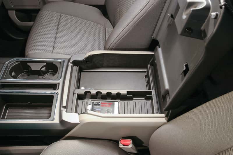 Tuffy Products — Tuffy Console Safe W/ Key Lock For Ford Fseries Flow Thru Console
Console Safe - view 6