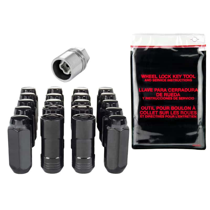 McGard — McGard 5 Lug Hex Install Kit w/Locks (Cone Seat Nut) M14X2.0 / 13/16 Hex / 2.25in. Length - Black - view 5