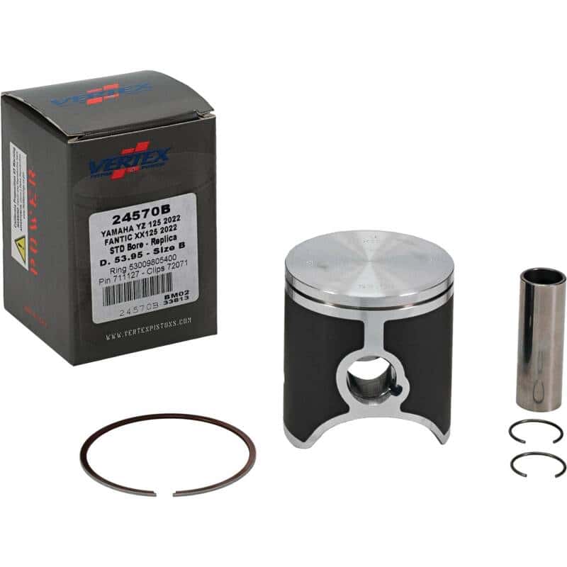 Vertex Pistons — Vertex Piston 2023 Fantic Motor XE 125 125cc Cast Replica Piston Kit - view 2