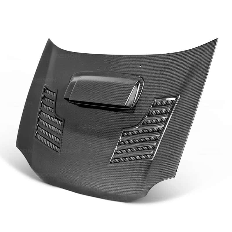 Seibon — Seibon 02-03 Subaru WRX CWII Carbon Fiber Hood - view 10