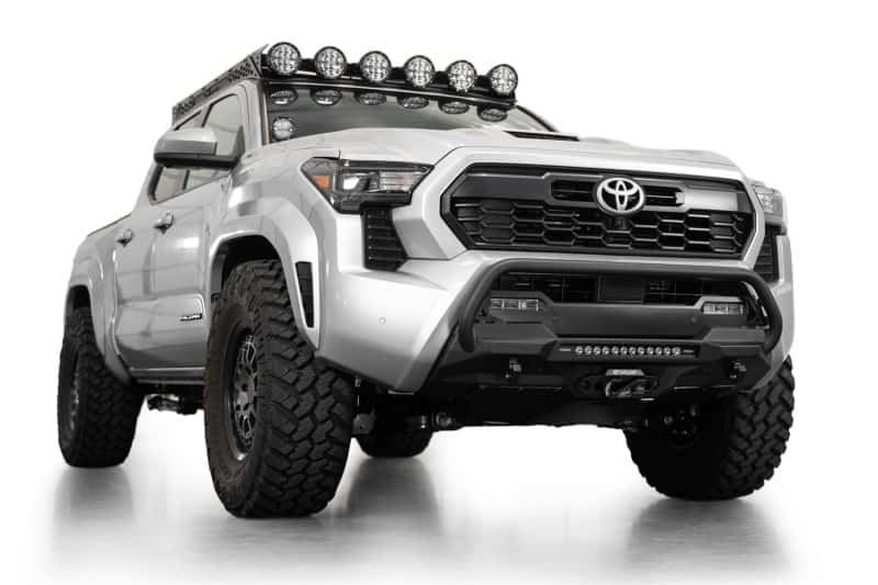 Addictive Desert Designs — Addictive Desert Designs2024+ Toyota Tacoma Stealth Center Mount Winch Front Bumper w/ Top Hoop
Bumper- Front - view 10