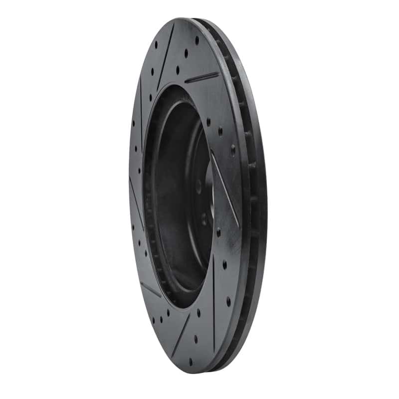 R1 Concepts — R1 11-16 BMW Z4 Rear Right Drilled & Slotted Black Brake Rotor
R1 Brake Rotor Drill - view 4