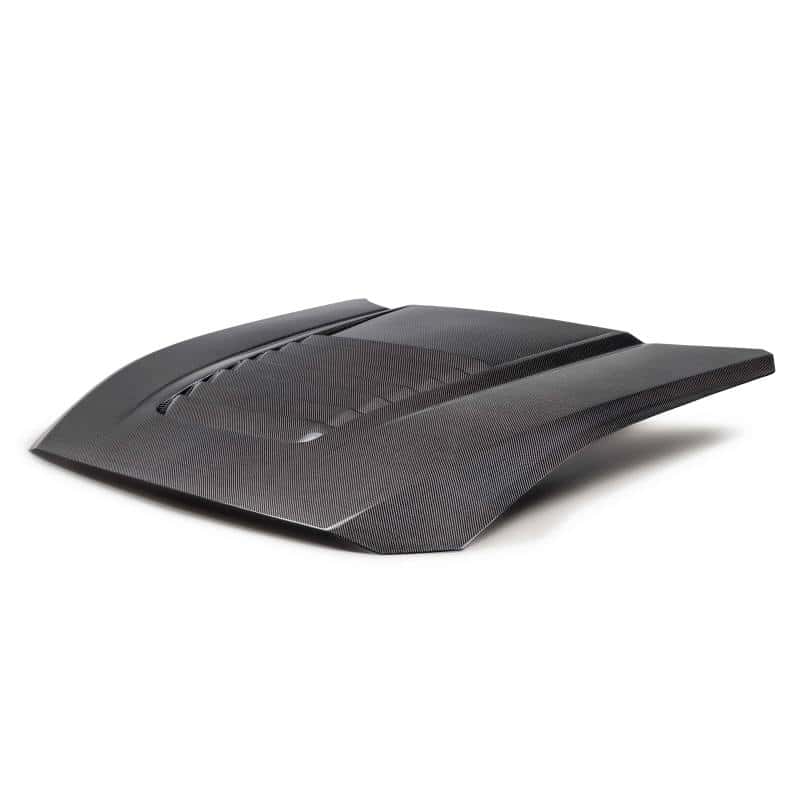 Anderson Composites — Anderson Composites 2024 Ford Mustang S650 Double-Sided Carbon Fiber Hood - view 2