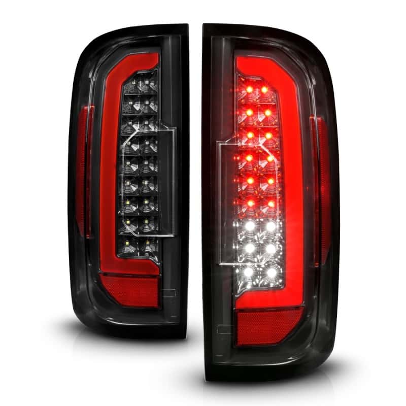 ANZO — ANZO 15-21 GMC Canyon Full LED Taillights w/ Red Lightbar Black Housing/Clear Lens
Tail Light Set - view 8