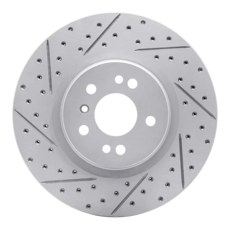 R1 Concepts — R1 06-12 Mercedes-Benz R320 Front Left Drilled & Slotted Geo-Carbon Rotor - view 1