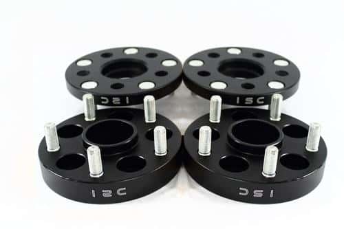 ISC Suspension — ISC Suspension 5x100 Hub Centric Wheel Spacers 15mm Black (Pair) - view 1