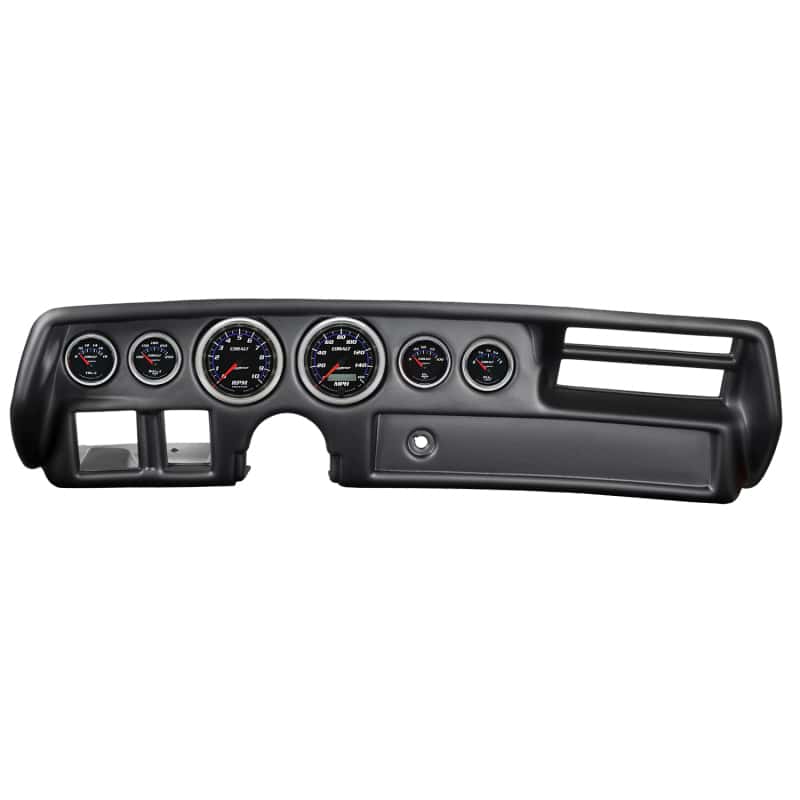 AutoMeter — Autometer Cobalt 70-72 Chevelle/ El Camino/ Malibu Dash Kit 6pc Tach/ MPH/ Fuel/ Oil/ WTMP/ Volt
GA KT CHV MAL 70-72C - view 1