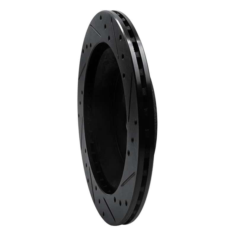 R1 Concepts — R1 88-96 Chevrolet Corvette Rear Left Drilled & Slotted Black Brake Rotor
R1 Brake Rotor Drill - view 4