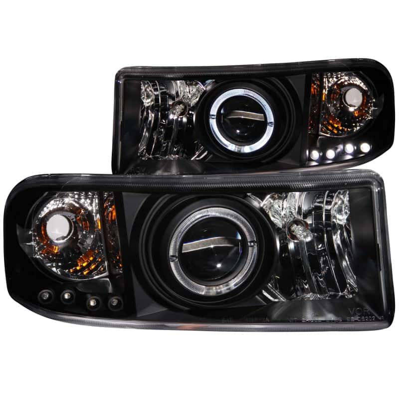 ANZO — ANZO 1994-2001 Dodge Ram Projector Headlights w/ Halo Black
Head Light Set
HdLtSet - view 1