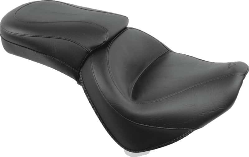 Mustang Motorcycle — Mustang 10-13 Honda VT1300C Sabre,10-16 Stateline, 10-15 Interstate 1PC Seat - Black - view 2