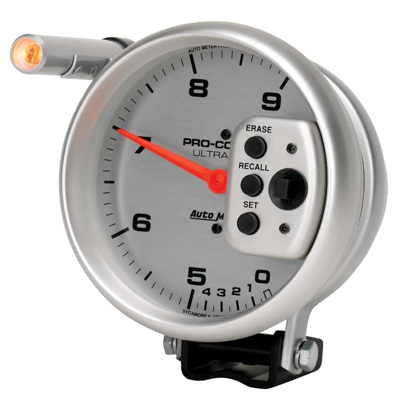 AutoMeter — Autometer Ultra-Lite 5 inch 9000 RPM Dual Range w/ Shift-Lite and Memory Tach
5" TACH, 9,000 RPM, - view 6