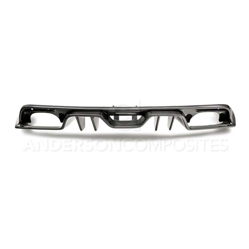 Anderson Composites — Anderson Composites 15-17 Ford Mustang Type-AR Rear Diffuser Quad Tip
Tailpipe Kit - view 3