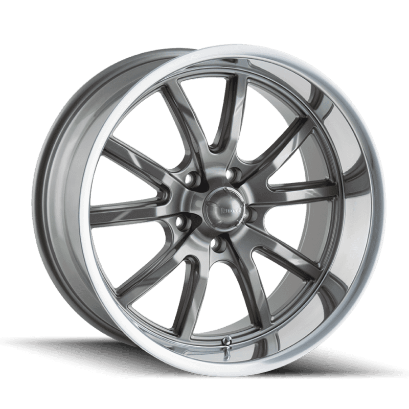 Ridler Wheels — Ridler 650 20x8.5 / 5x127 BP / 0mm Offset / 83.82mm Hub Gloss Grey Polished Wheel
RIDLER 650 - view 1