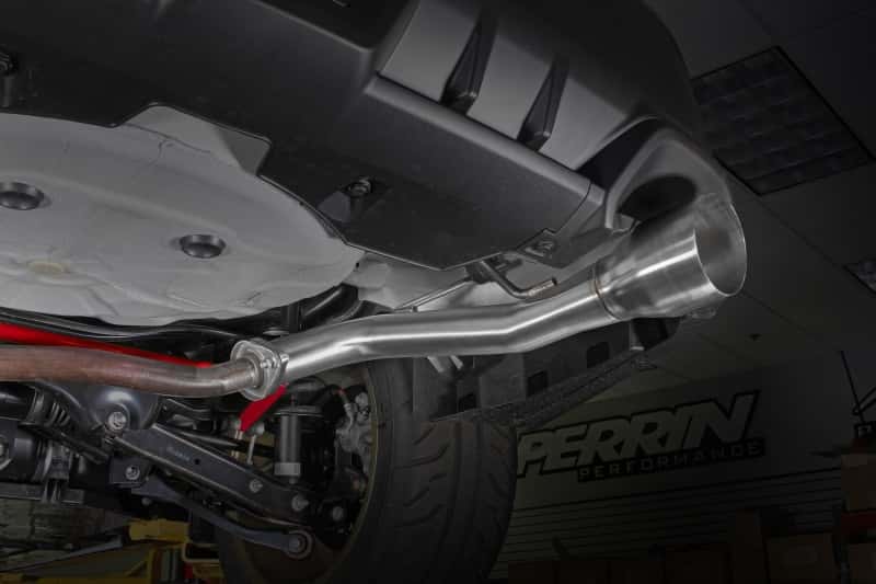 Perrin Performance — PERRIN 15-21 Subaru STI/15-25 WRX SS Dual Tip Axle Back Exhaust (Fits OE/AM Ctr Pipes) - view 10