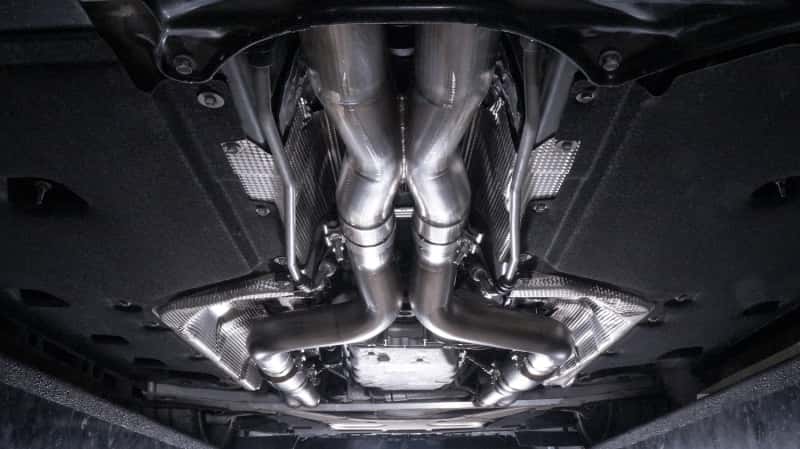 Stainless Works — Stainless Works 2016-18 Cadillac CTS-V Sedan Headers 2in Primaries 3in Catted Leads Into X-Pipe
Exhaust System - view 7