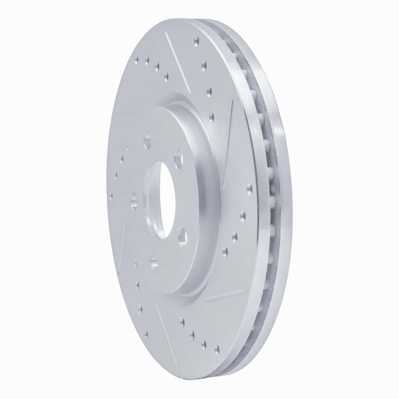 R1 Concepts — R1 03-09 Chrysler PT Cruiser Front Right Drilled & Slotted Silver Brake Rotor
R1 Brake Rotor Drill - view 2