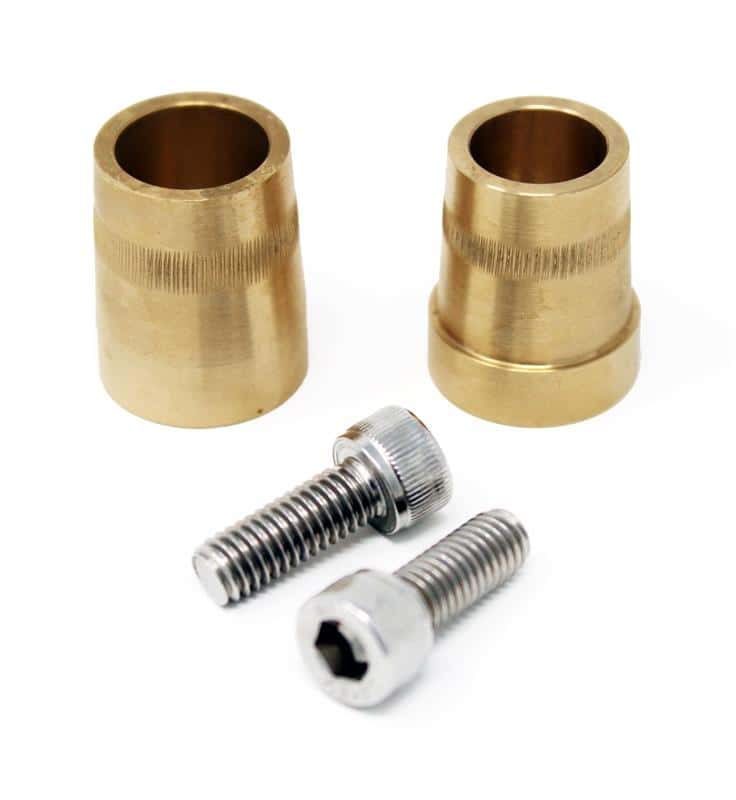 Torque Solution — Torque Solution Battery Terminals Universal Brass M6 Bolt to SAE - view 2
