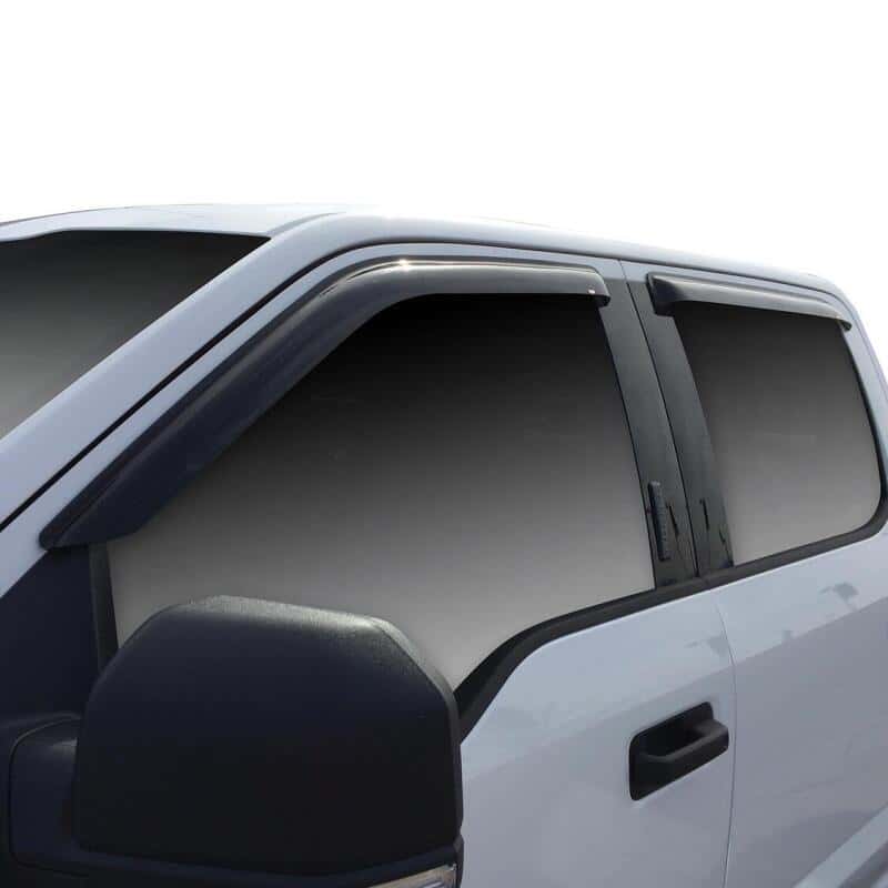 Westin — Westin 2015-2018 Ford F-150 SuperCrew Slim Wind Deflector 4pc - Smoke
Side Window Vent - view 2