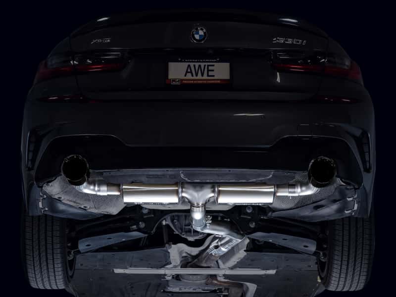 AWE Tuning — AWE 19-23 BMW 330i / 21-23 BMW 430i Base G2X Touring (Excl.Conv) Axle Back Exhaust - Diamond Black
Touring Exhaust - view 11