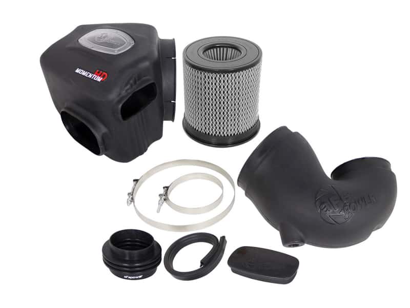 aFe — aFe Momentum HD Cold Air Intake System w/ Pro DRY S Filter Dodge Diesel Trucks 94-02 L6-5.9L (td)
Momentum HD Intake - view 2