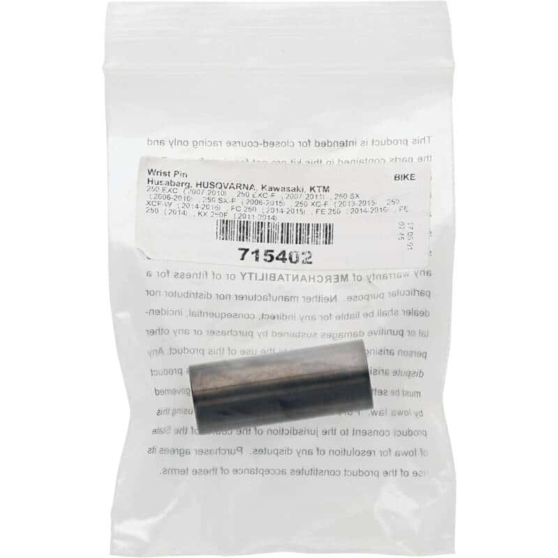 Vertex Pistons — Vertex Pistons 07-13 250 EXC-F/06-12 250 SX-F Wrist Pin - 40mm Length - view 5
