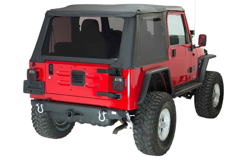 Fishbone Offroad — Fishbone Offroad 87-06 Jeep YJ/TJ Wrangler TJ Wrangler Rear Bumper w Receiver - view 5