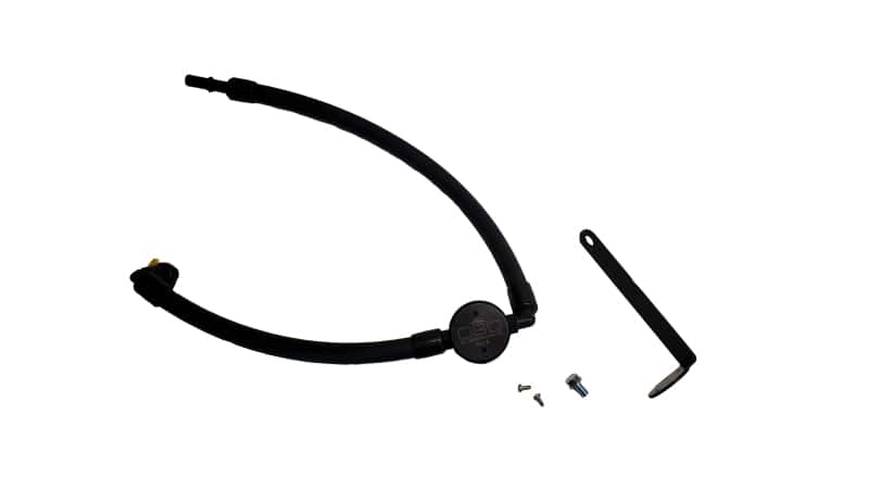J&L — J&L 2021.5-2024 Ford Bronco 2.3L EcoBoost Oil Separator 3.0 Passenger Side - Black Anodized
Oil Separator - view 1