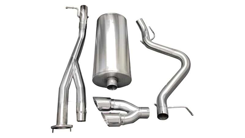 CORSA Performance — Corsa 2003-2007 Chevrolet Silverado Short Bed SS 6.0L V8 Polished Sport Cat-Back Exhaust
Exhaust - view 2