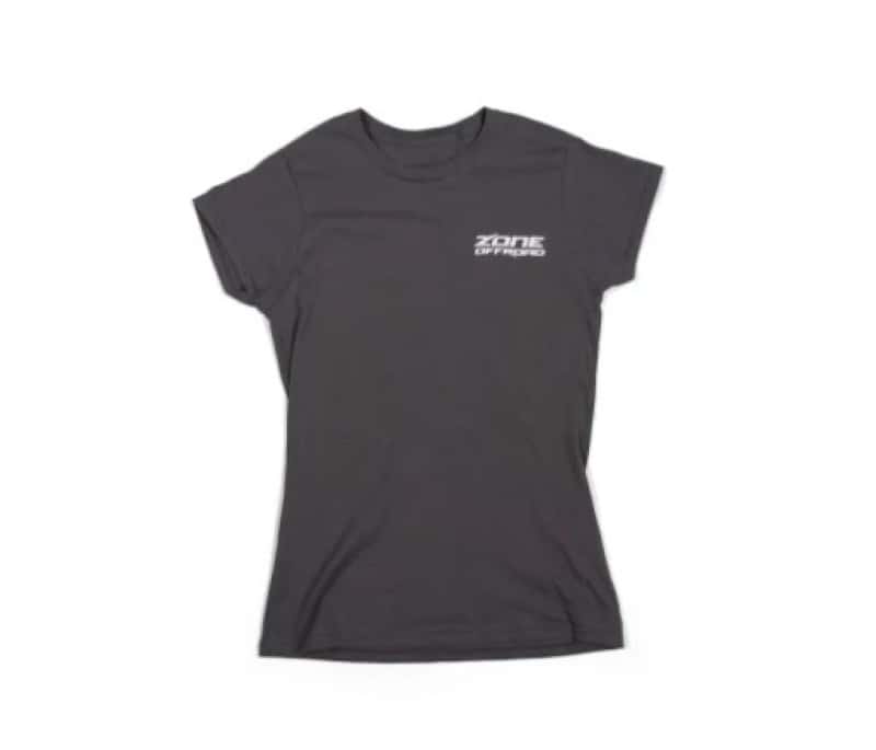 Zone Offroad — Zone Offroad Charcoal Gray Premium Cotton T-Shirt w/ Zone Offroad Logo - Womens - 2XL - view 2