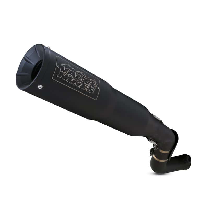 Vance and Hines — Vance & Hines HD 21-22 Pan America Hi-Output 450 S/O Black Slip-On Exhaust - view 1