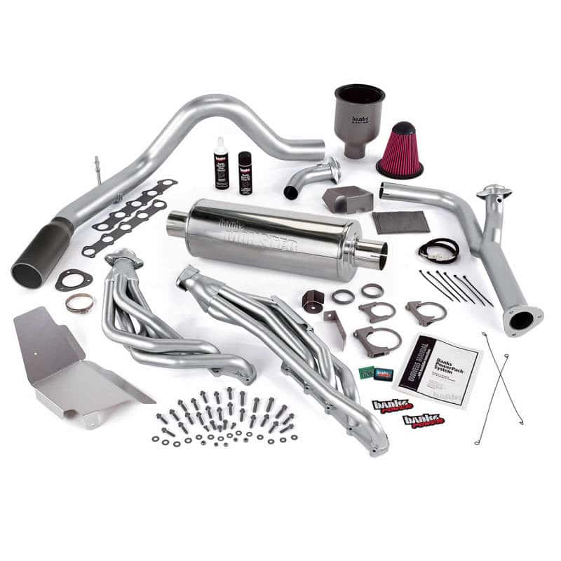 Banks Power — Banks Power 99-04 Ford 6.8L Truck EGR-Late Cat PowerPack System - SS Single Exhaust w/ Black Tip
Performance System - view 3