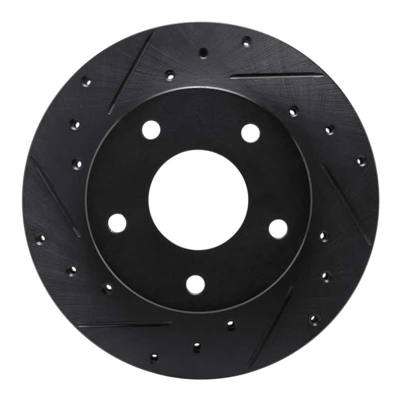 R1 Concepts — R1 82-88 Chevrolet Camaro Rear Left Drilled & Slotted Black Brake Rotor
R1 Brake Rotor Drill - view 1