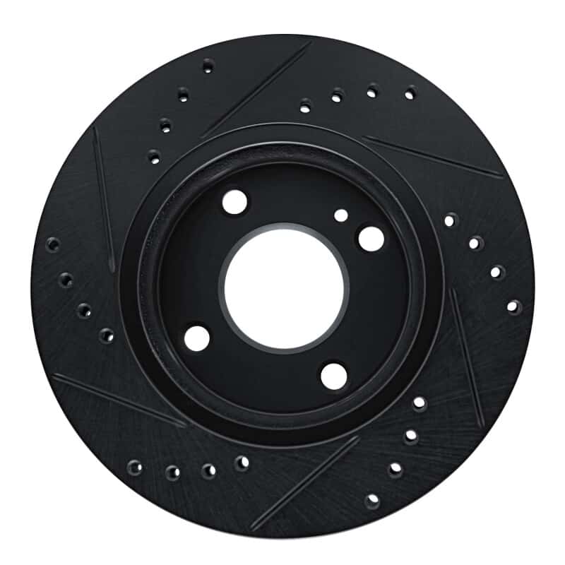 R1 Concepts — R1 11-19 Ford Fiesta (USA/Canada) Front Right Drilled & Slotted Black Brake Rotor
R1 Brake Rotor Drill - view 5
