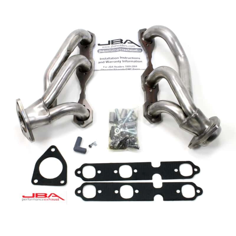 JBA — JBA 03-13 GM Truck 4.3L V6 1-1/2in Primary Raw 409SS Cat4Ward Header
Exhaust Header - view 2