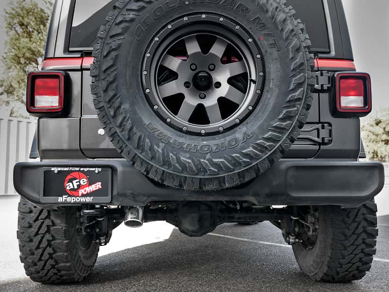 aFe — aFe MACH Force-Xp 2.5in Catback High-Tuck Exhaust 18-21 Jeep Wrangler (JL)3.6L 4-Door - Polished Tip
Cat-Back Exhaust - view 6