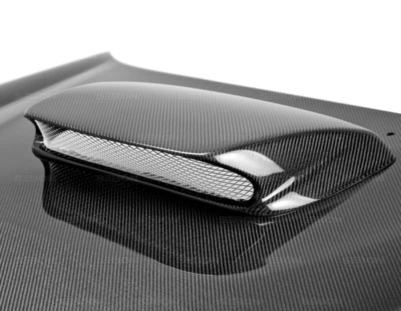 Seibon — Seibon 02-03 Subaru WRX OEM Carbon Fiber Hood - view 4