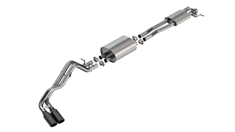 Borla — Borla 24-25 Ford Ranger XLT Side Exit S-type Exhaust w/ Black Chrome Tips
Cat-Back System - view 1
