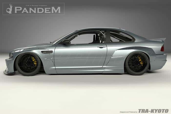GReddy — GReddy 99-06 BMW E46 Coupe Pandem Wide Body Rear Fenders (SPECIAL ORDER) - view 3