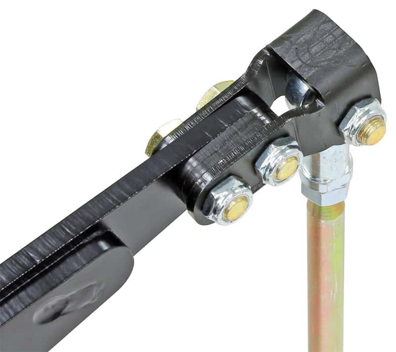 RockJock — RockJock Antirock Double Shear End Link Bracket Kit Arm Length Ext. 1.5in up to 1.25in Link Offset
SwyBarDropBrkt - view 3
