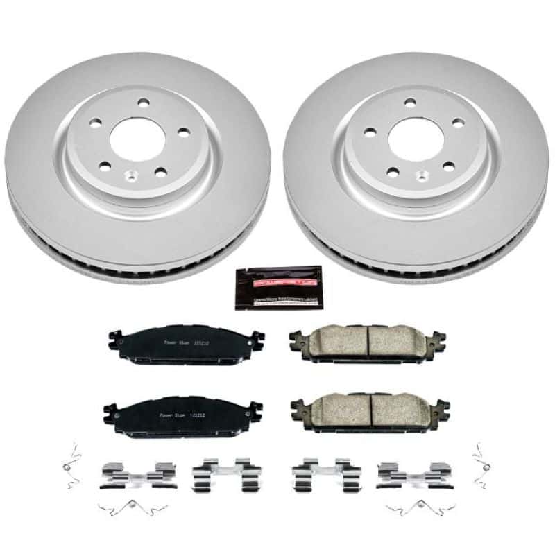 PowerStop — Power Stop 11-19 Ford Explorer Front Z17 Evolution Geomet Coated Brake Kit - view 1