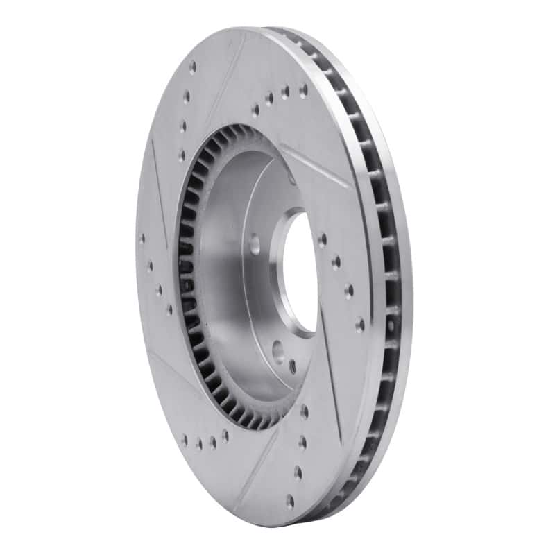 R1 Concepts — R1 03-13 Hyundai Sonata Front Right Drilled & Slotted Silver Brake Rotor
R1 Brake Rotor Drill - view 4