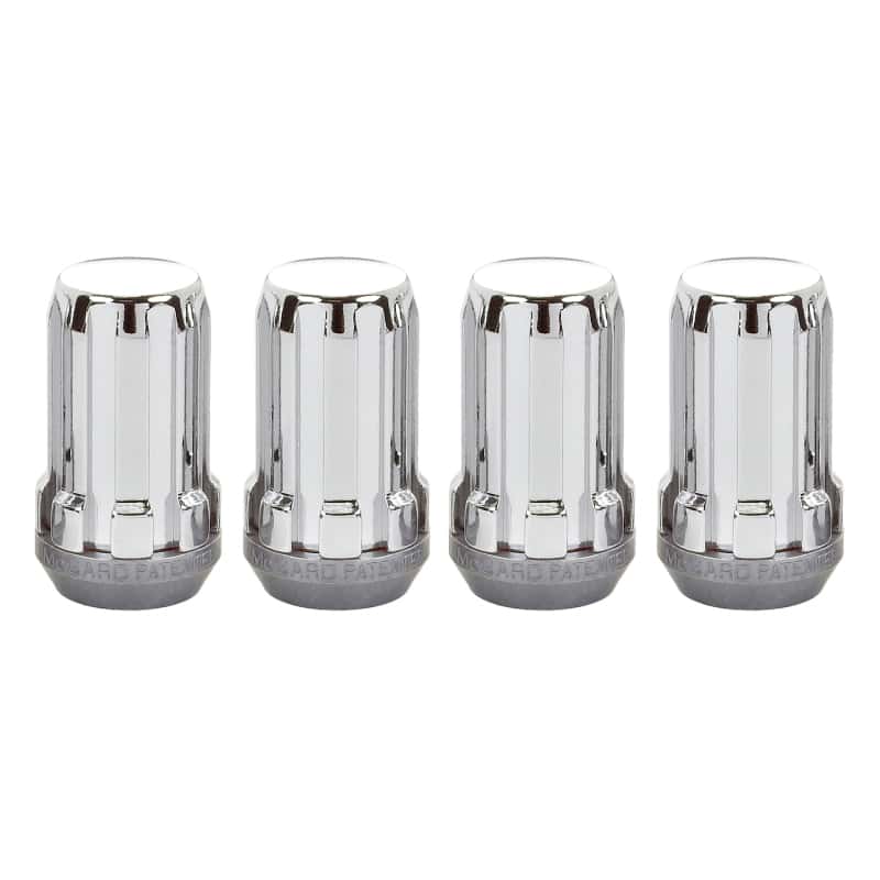 McGard — McGard SplineDrive Lug Nut (Cone Seat) M14X1.5 / 1.648in. Length (4-Pack) - Chrome (Req. Tool) - view 1