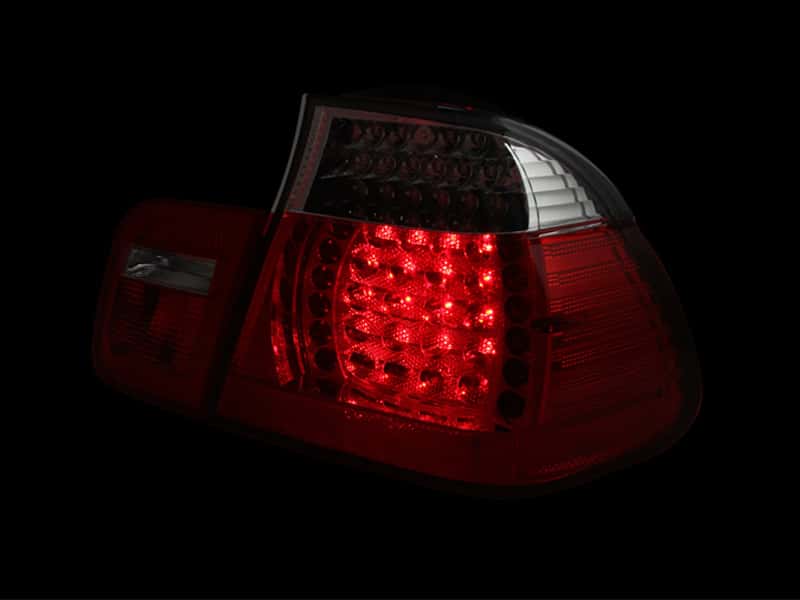 ANZO — ANZO 2002-2005 BMW 3 Series E46 LED Taillights Red/Clear - view 4