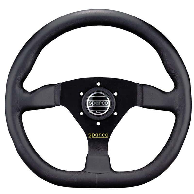 SPARCO — Sparco Steering Wheel Ring L360 Leather Black - view 1