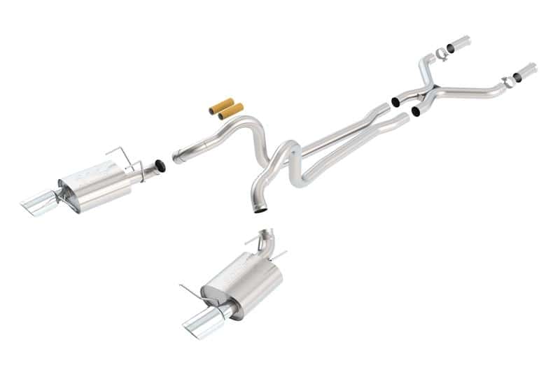 Borla — Borla 13-14 Mustang GT/Boss 302 5.0L V8 RWD Single Split Rear Exit ATAK Catback Exhaust
Cat-Back System
ExhstSysKt - view 2