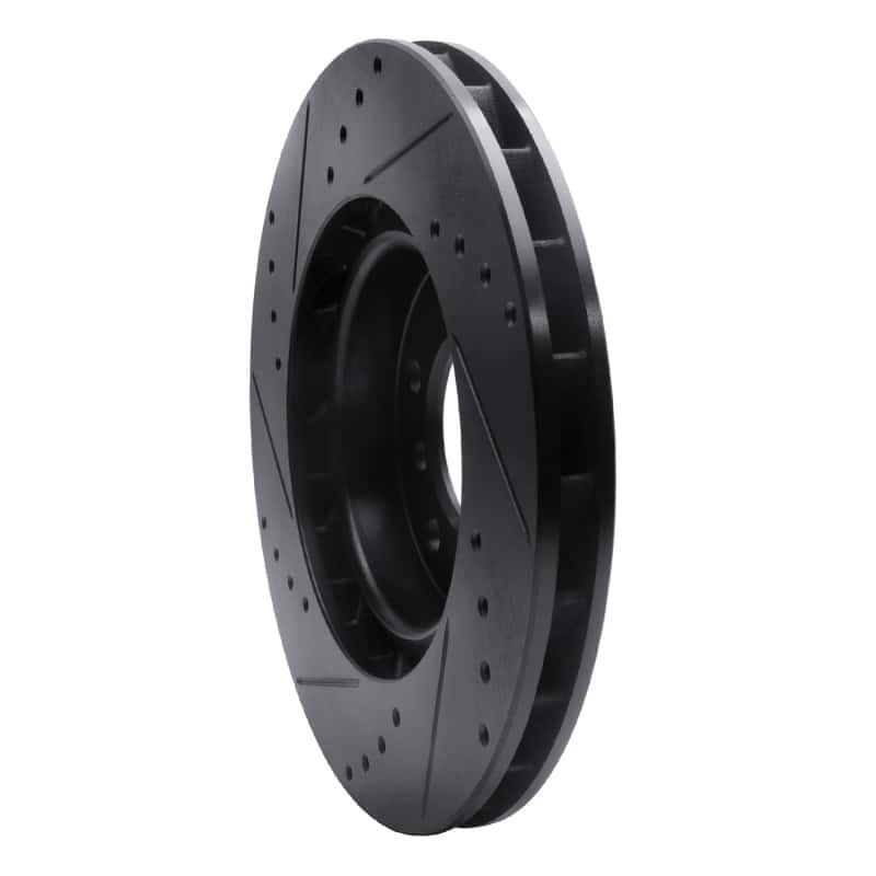 R1 Concepts — R1 95-02 BMW M3 Left Front Drilled & Slotted Black Brake Rotor
R1 Brake Rotor Drill - view 4