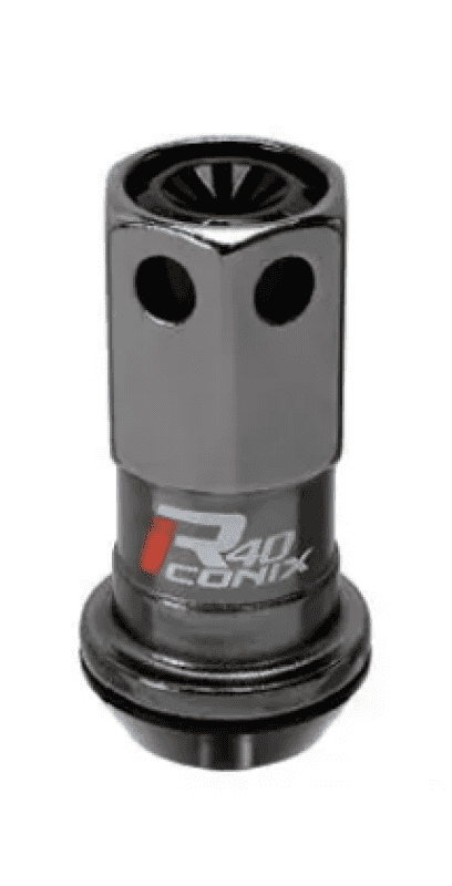 Project Kics — Project Kics 14X1.50 R40 Iconix Black Single Replacement Lug Nut - view 2