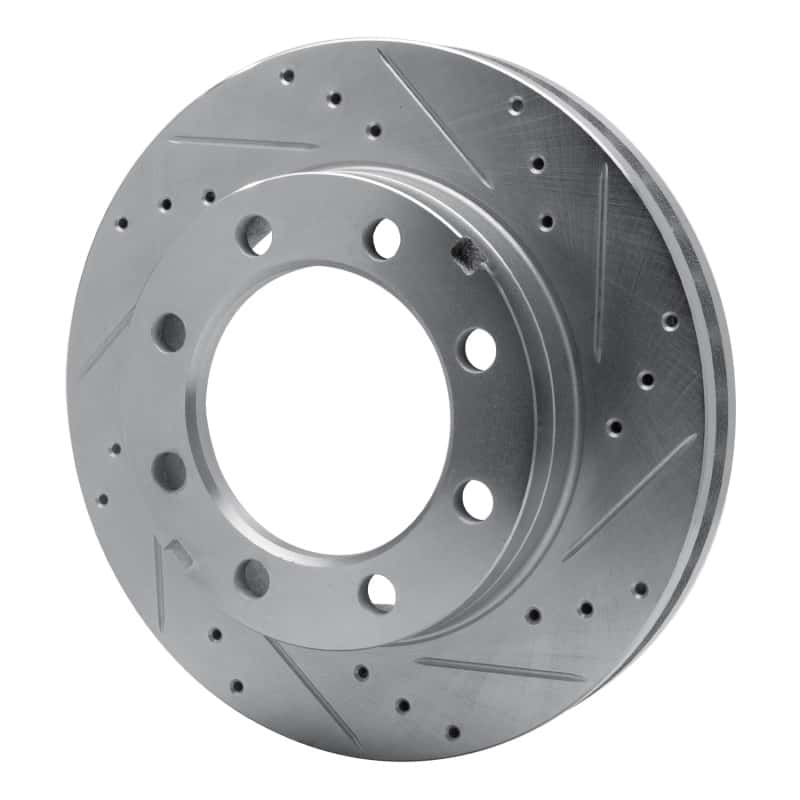 R1 Concepts — R1 77-93 Chevrolet V30 & V3500 Pickup Front Right Drilled & Slotted Silver Brake Rotor
R1 Brake Rotor Drill - view 2