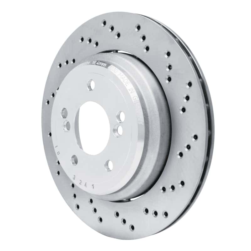 DFC — DFC 06-08 BMW M3 Right Rear Drilled Hi-Carbon Alloy Geomet Coated Rotor
DFC Brake Rotor - view 2